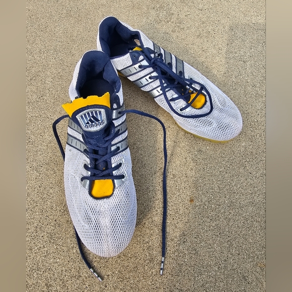 adidas adiPRINE 4LD Track and Field spikes sz 8 - Picture 2 of 9